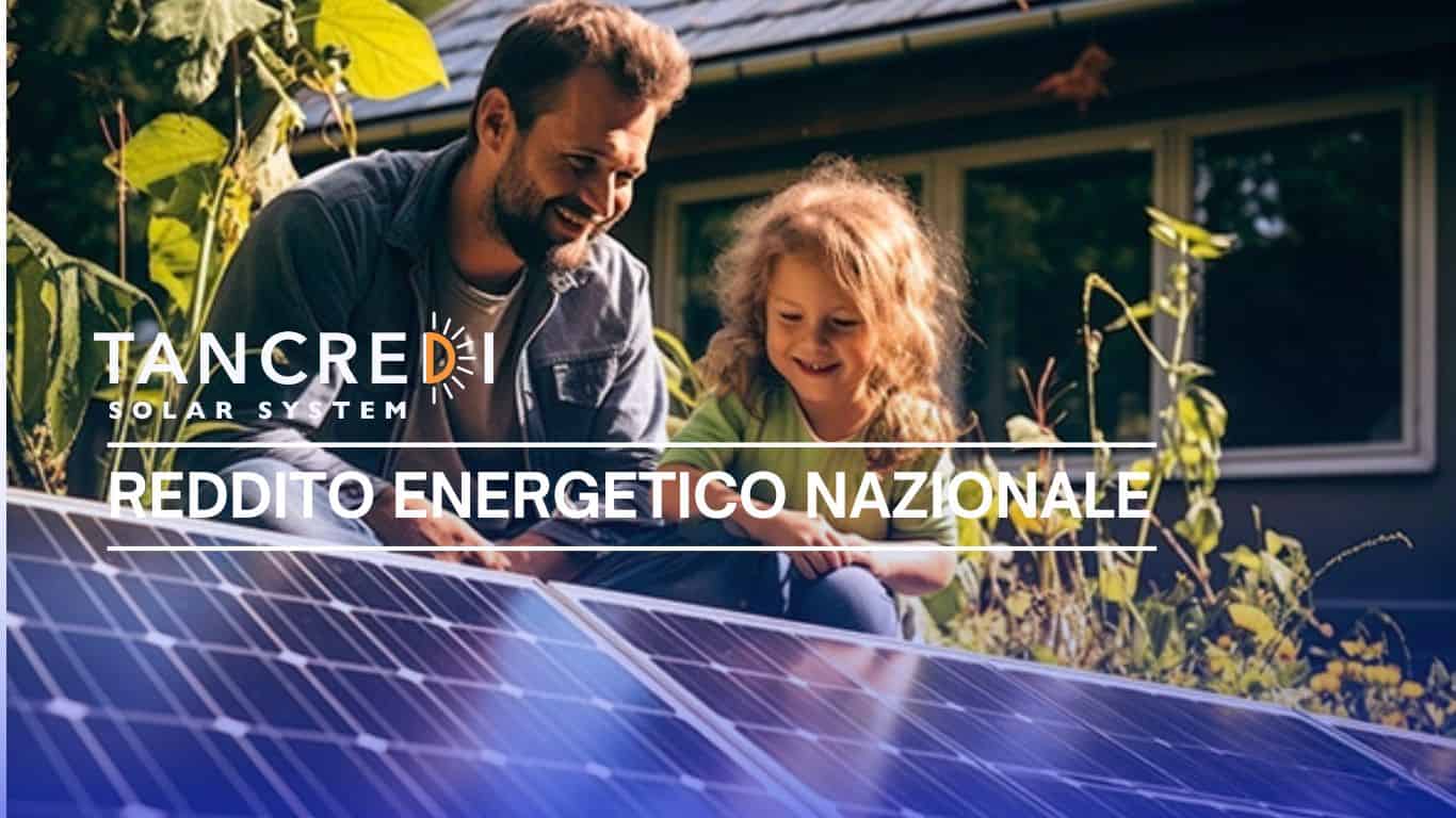 REDDITO ENERGETICO NAZIONALE