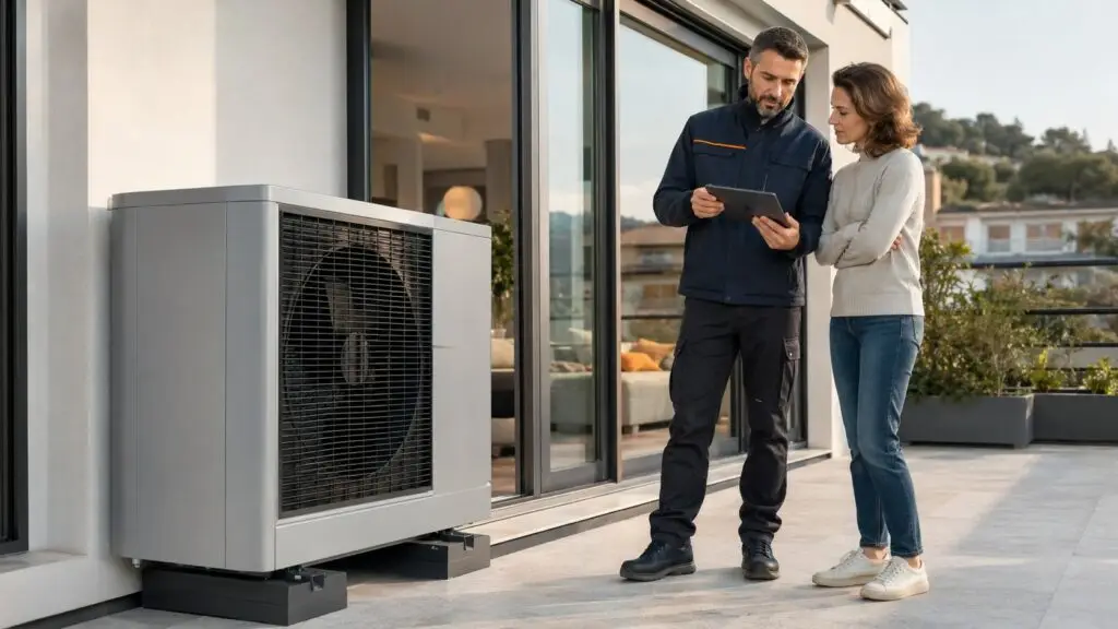 Pompa di calore per 100 mq