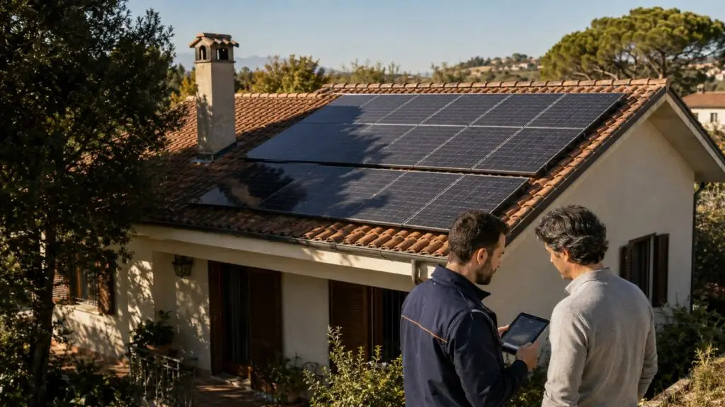 Quando il fotovoltaico non conviene a causa di ombre sul tetto