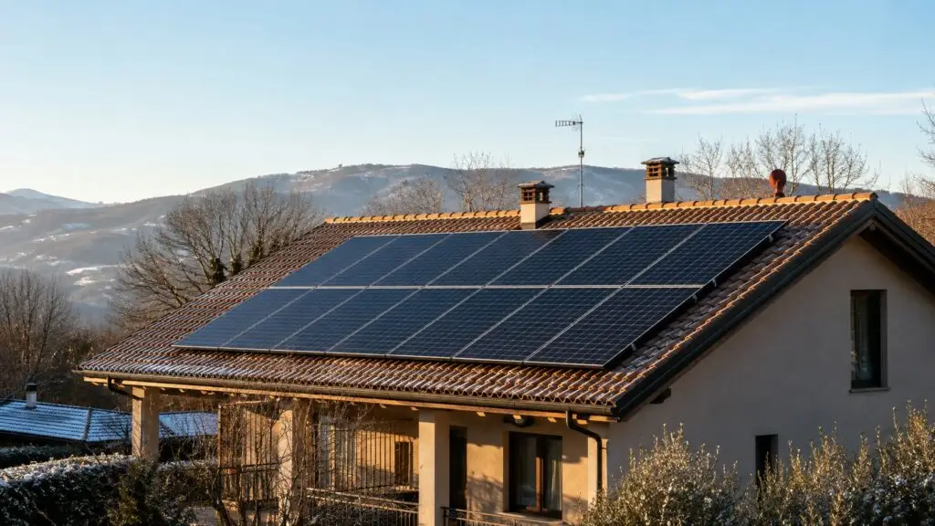 Quanto produce un impianto fotovoltaico da 6 kW in inverno?